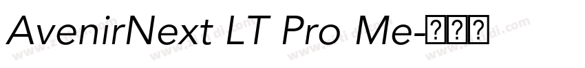 AvenirNext LT Pro Me字体转换